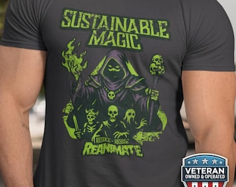 Funny Dungeons and Dragons Necromancer Shirt, Undead DnD Wizard T-Shirt, Grave Cleric Magic Zombie Gift