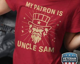 Independence Day Dungeons and Dragons Uncle Sam T Shirt, Funny Patriotic DnD Tee, Veteran Military 4th of July Gift