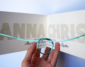 tie the knot invitations etsy