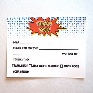 Printable Fill in the Blank Thank You Note for Kids image 3