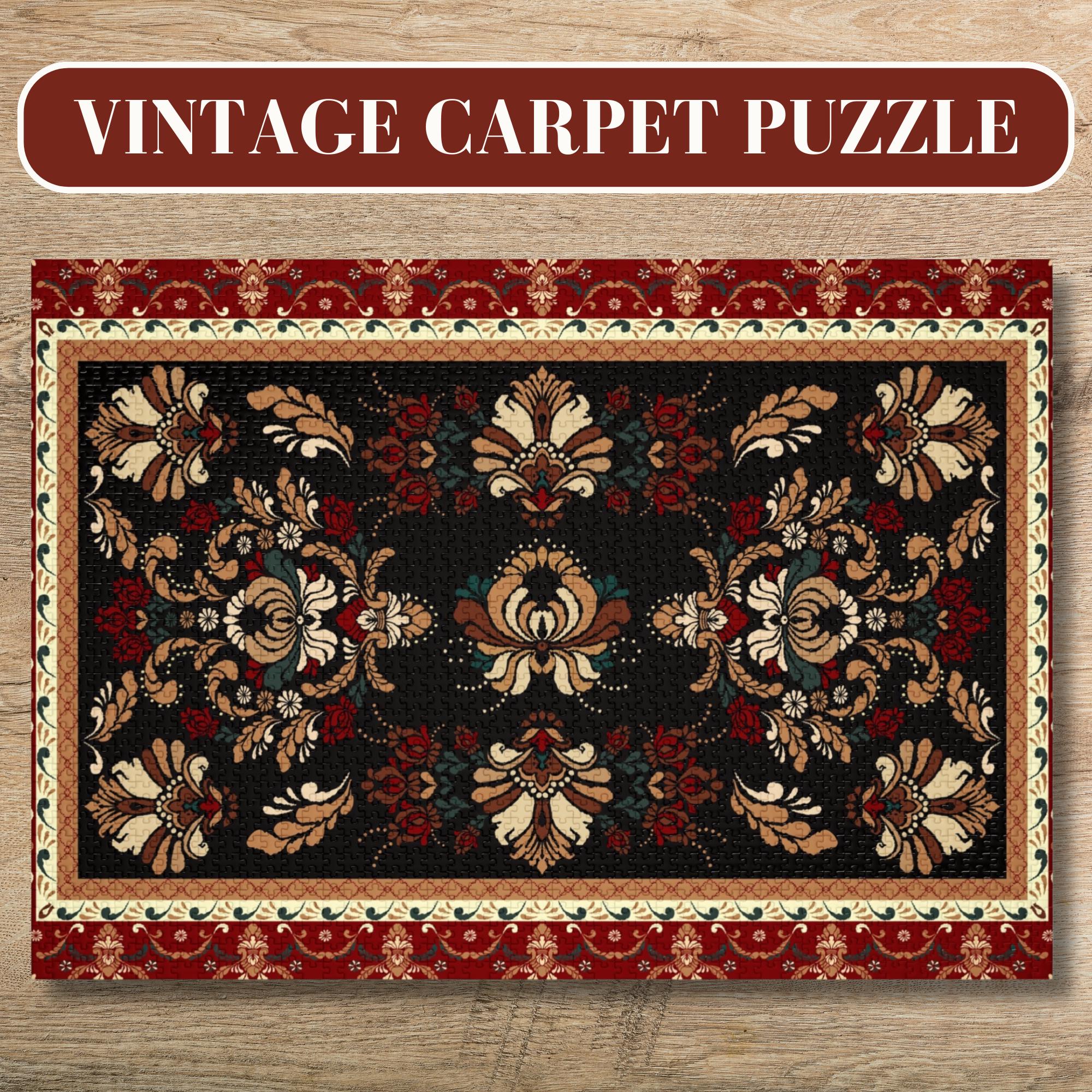 Kigai 1000 Piece Persian Texture Puzzle - Wooden Jigsaw For Adults & Family Game Night