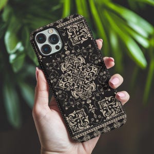 Vintage Carpet Phone Case, Persian Rug Aesthetic iPhone Cover, Vintage Inspired Samsung Case, Elegant Phone Case, Unique Phone Cover