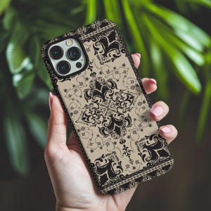 Vintage Carpet Phone Case, Persian Rug Aesthetic iPhone Cover, Vintage Inspired Samsung Case, Elegant Phone Case, Unique Phone Cover