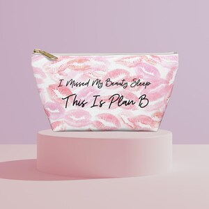 Funny Makeup Bag, Cosmetic Pouch, Cute Makeup Organizer, Travel Makeup Bag, Gift for Makeup Lover, Beauty Essentials Bag, Skincare Bag