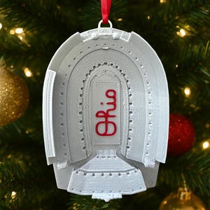 Ohio Stadium Christmas Ornament - Ohio State Buckeyes - Horseshoe