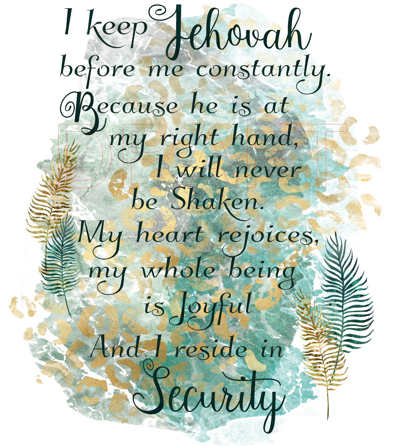 I Keep Jehovah Before Me SVG Jw Printable Greeting Card Jw - Etsy