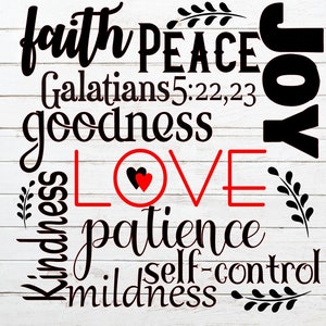 SVG, Fruitage of the Spirit, JW Gifts, citation de verset biblique, carte jw, mariage JW, cadeau JW imprimable, cadeau JW, cadeaux pionniers JW