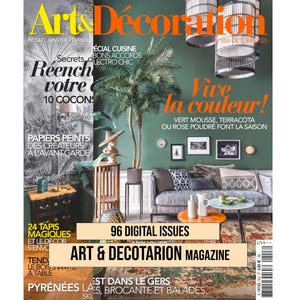 96 Revistas ARTE Y DECORACIÓN / Números digitales en francés 2015 - 2025 / Descarga Tendencias de diseño, Interiorismo, Arte / Casas Arquitectura Decoración