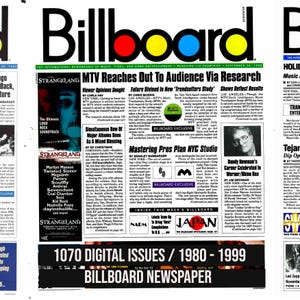 1980 - 1999, BILLBOARD magazine | 1070 Digital Issues, Hip Hop Music | Rock & Roll Vintage Sound | Retro PDF Bundle, Pop, Country, Jazz News