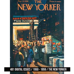 1950s The NEW YORKER Magazine | 489 Digital Issues, 1950 - 1959 | NY Vintage Style, Old Times Politics, City Art Life, Retro NewYorker Pdf