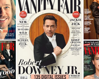 135 VANITY FAIR magazines | Digital Issues 2013 - 2025 | Hollywood Fashion, Luxury Style, Pop Culture | Download PDF | Trends, News, Photos