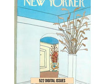 The NEW YORKER 1970s Collection | 522 Digital Issues | Retro Lifestyle Magazine, NY Leisure | Vintage Set, Instant Download | Old City Life