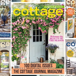Rilassati con The COTTAGE JOURNAL / Collezione di 100 numeri digitali / Country Cabins MAGAZINE, Nuovo design per la casa, Arredamento Boho, Giardino moderno