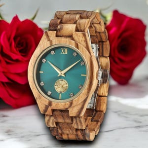 Luxury Wooden Quartz Watch | Elegant & Natural Design