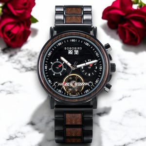 Luxury Wooden Automatic Watch | Elegant & Eco-Friendly Design