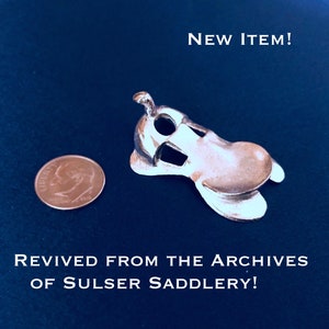 SULSER SADDLERY Small Traditional or Traditional Pony 1:9 Model Horse Scale Western Saddle Tree (Cast Lead-free White Bronze Metal)