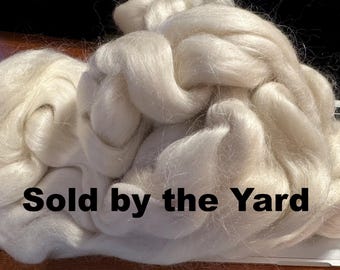 MOHAIR - Natural/Cream/Off-White Color for Hairing Toy Model Horses or Dolls - Sold by the Yard