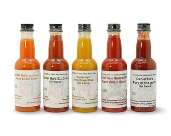 Daniel Ha Hot Sauce 5 Pack Bundle Set