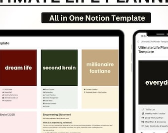 Ultimate Notion Life Planner Template
