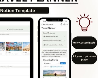 Ultimate Travel Planner Notion Template