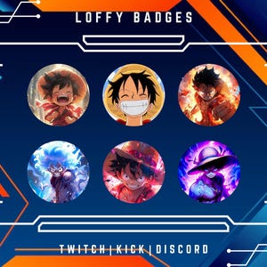 Character Sub Badge Set | Twitch Sub & Bit Badges | Channel Points Icons | Soft Aesthetic | Anime Badges For YouTube And Discord Roles.