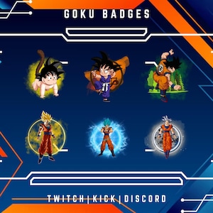 6 Twitch Fictional Character Badges | Sub & Bit Badges | Twitch Anime Badges | Perfect For Streamers | Discord Roles | Instant Download.