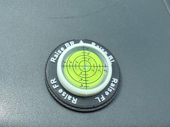 360 Caravan Bubble Level with Directional Labels - RV, Motorhome, Campervan Levelling Tool - Motorhome Gift