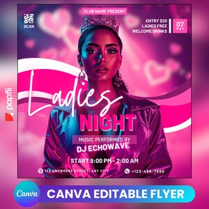 Folleto de fiesta en la piscina/Anuncio de fiesta en la piscina en las redes sociales Invitación editable para la piscina de verano/Plantilla de Canva DIY/Fiesta de cumpleaños en la piscina de verano Canva
