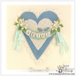 Von Herzen: Bliss Wool Applikation Muster *Download*