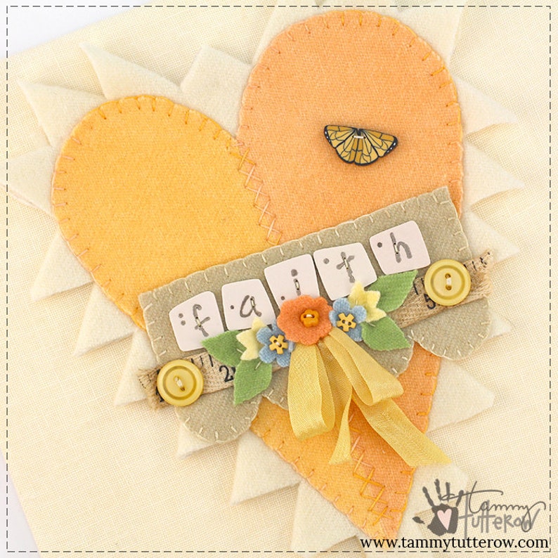 Heartfelt: Faith Wool Appliqué Pattern Download image 7