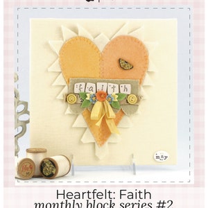 Heartfelt: Faith Wool Appliqué Pattern Download image 8