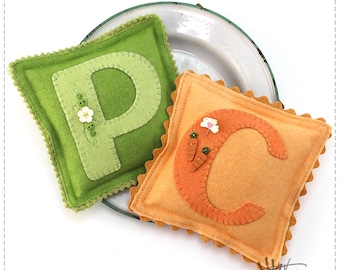 Button Block Appliqué Alphabet *Download*