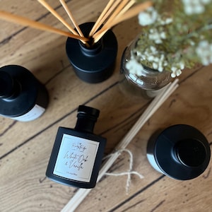 Difusor de varillas hecho a mano, aceites aromáticos limpios, ecológico