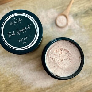 Pink Grapefruit Salt Scrub