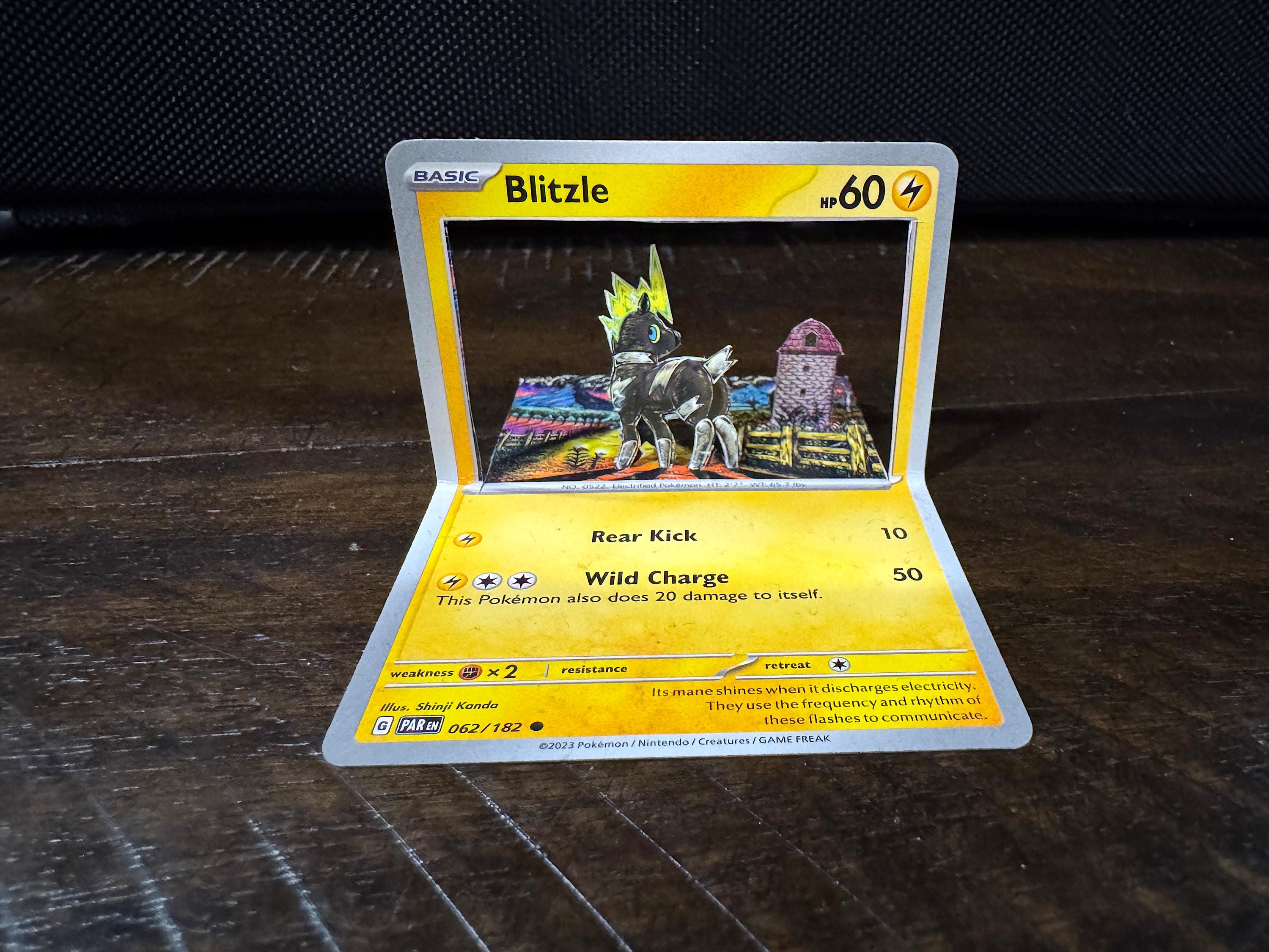 blitzle pokemon card Blitzle - 114/086 - SV: White Flare [FULL ART] [Near Mint] main image 1