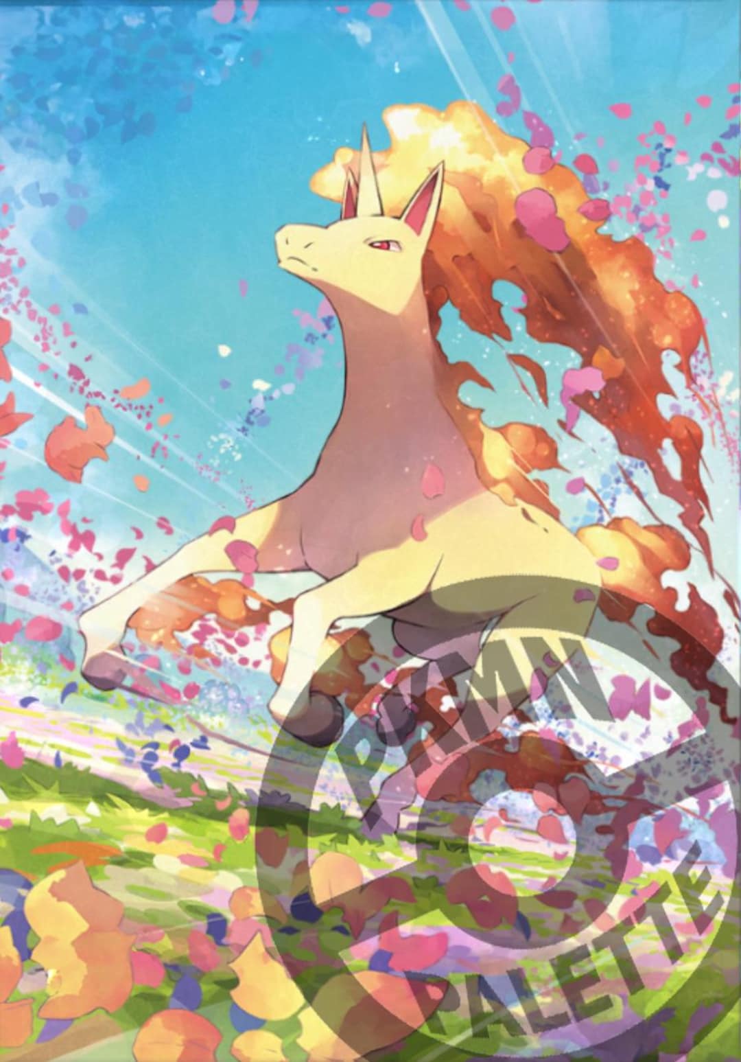 pokemon rapidash card Custom, Holographic, Glossy, Pocket TCG Handcrafted Pokmon Cards