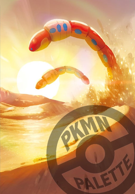 Orthworm Pokemon Card 224/193 Digital Art Illustration Rare Scarlet &  Violet Paldean Evolved
