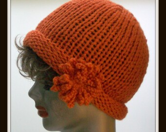 Raffaello Bettini Hat Cloche Womens Medium Wool Bow Studded  display picture 2