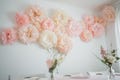Assorted Tissue Paper Flowers: Custom Colors & Sizes – 10", 15", 20" – Party Decor