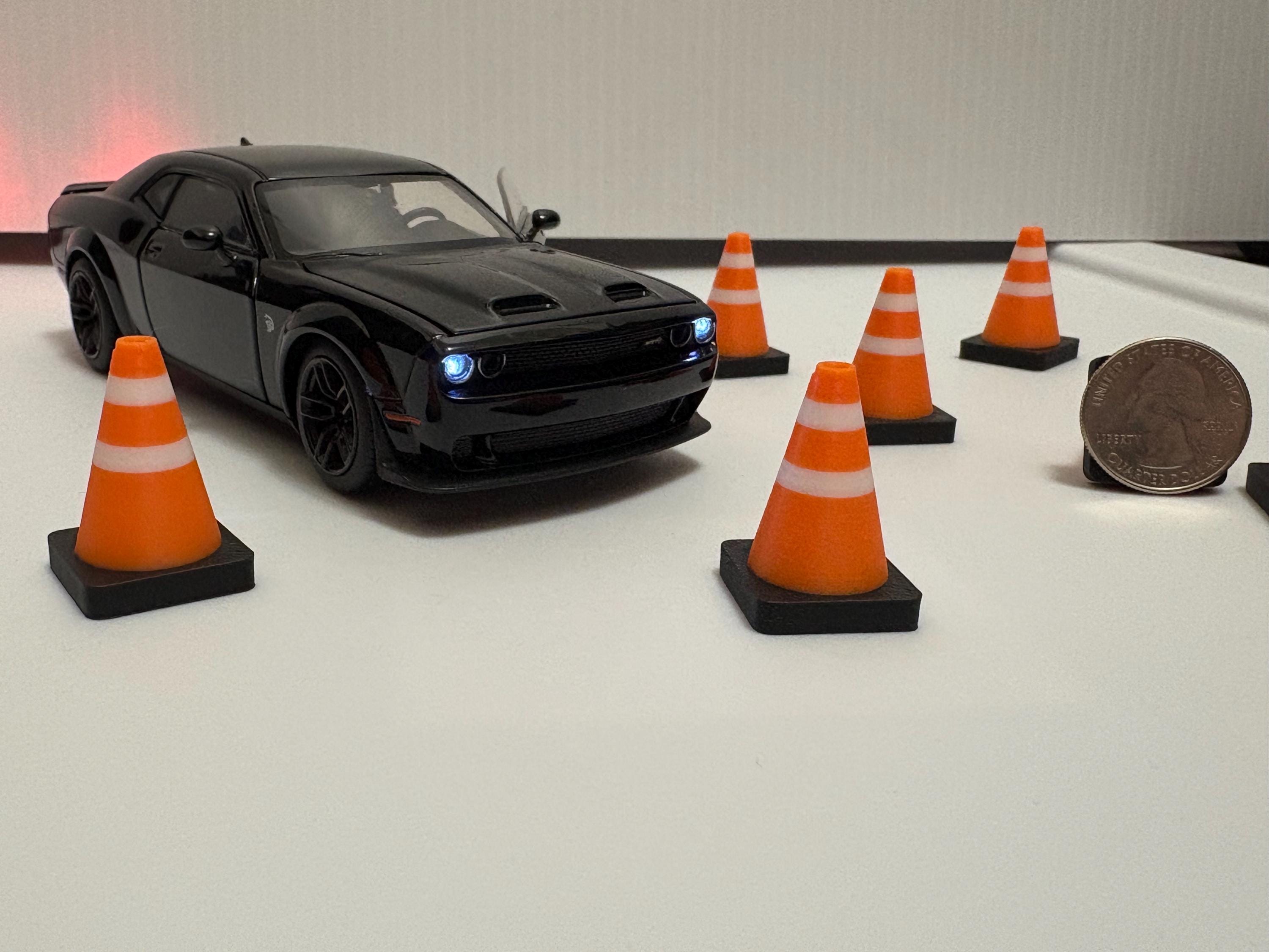 Mini Traffic Cones (4 - Pack)
