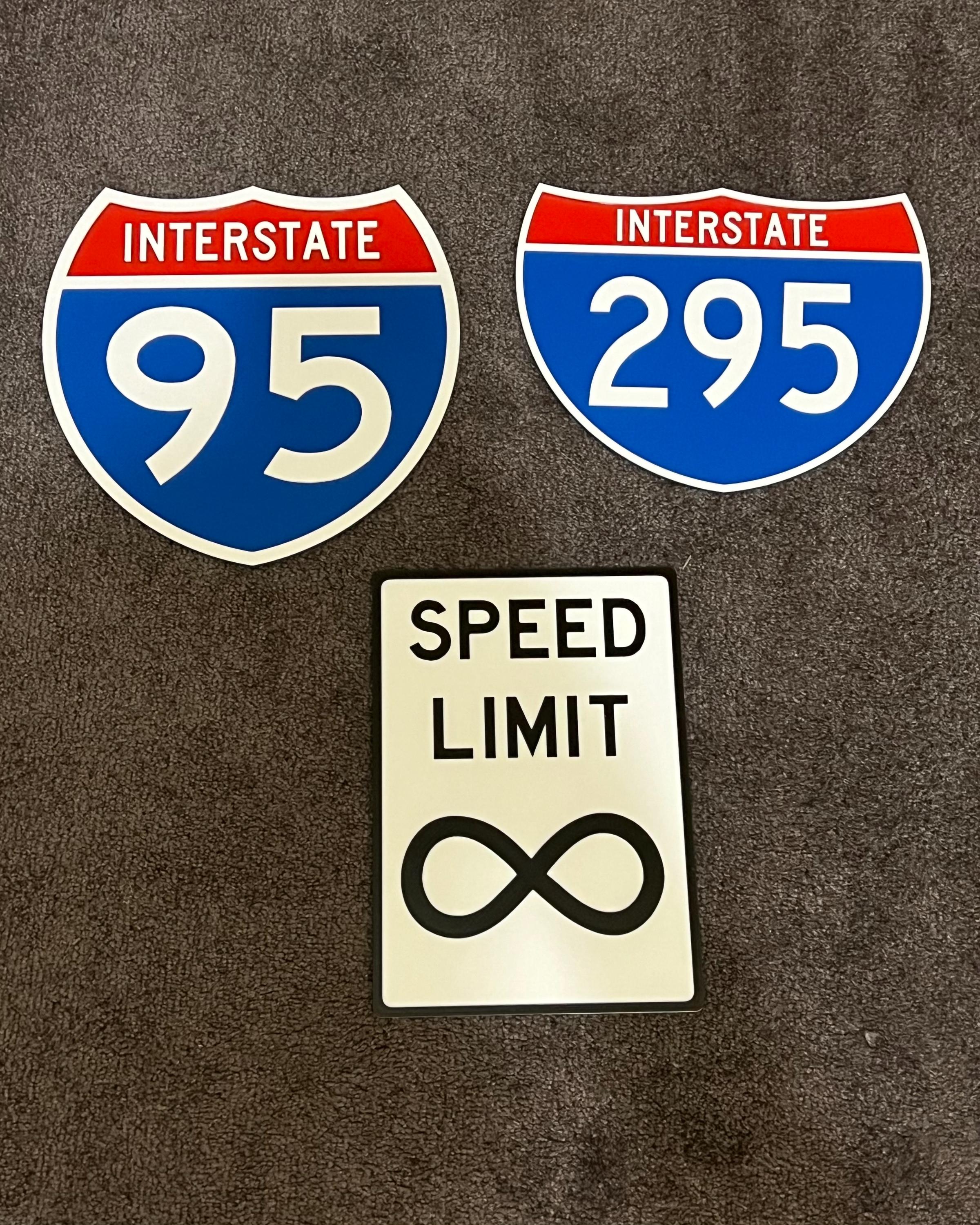 Customizable Interstate Sign - Etsy