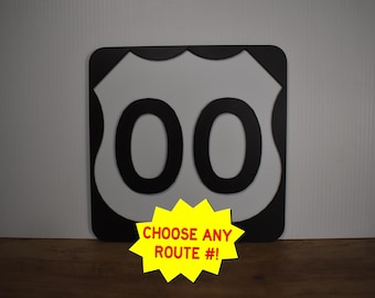 Customizable US Highway Sign