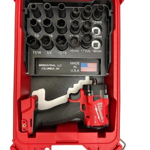 Impact Socket Organizer 3/8” DR (For MILWAUKEE PACKOUT 48-22-8435)