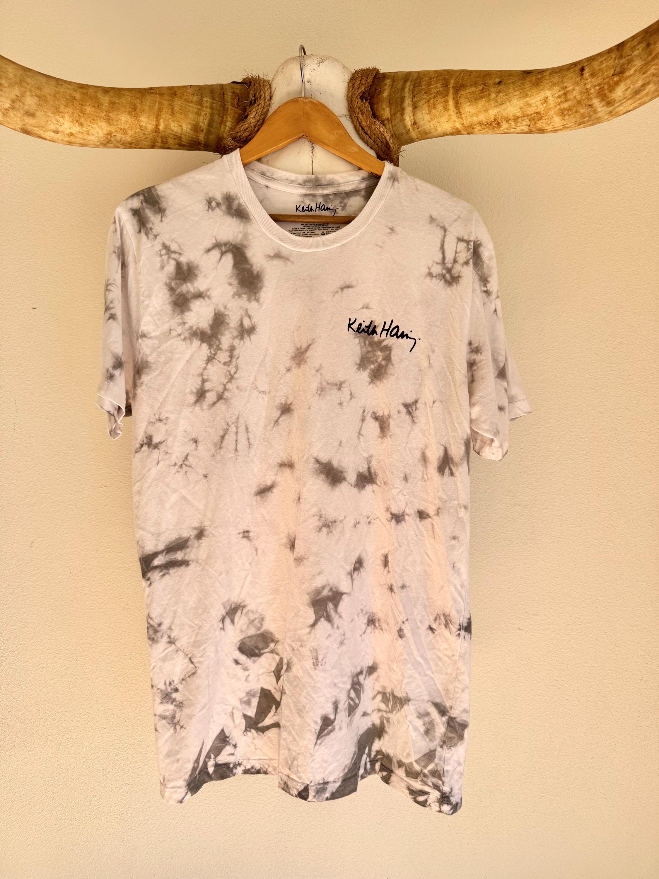 tie dye keith haring shirt