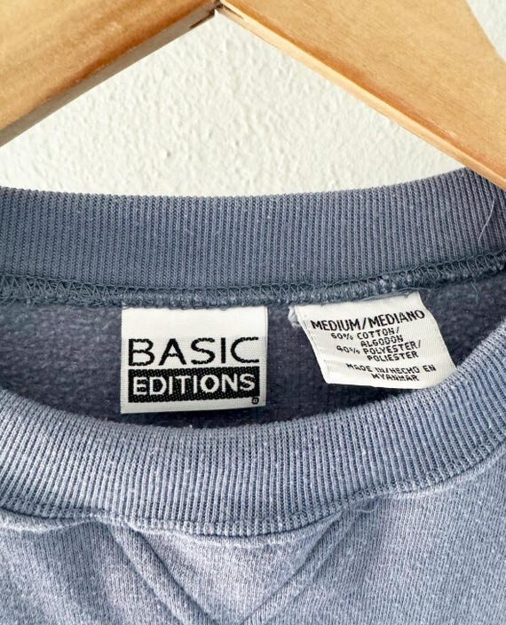 Vintage Basic Editions Granny Periwinkle Floral E… - image 5