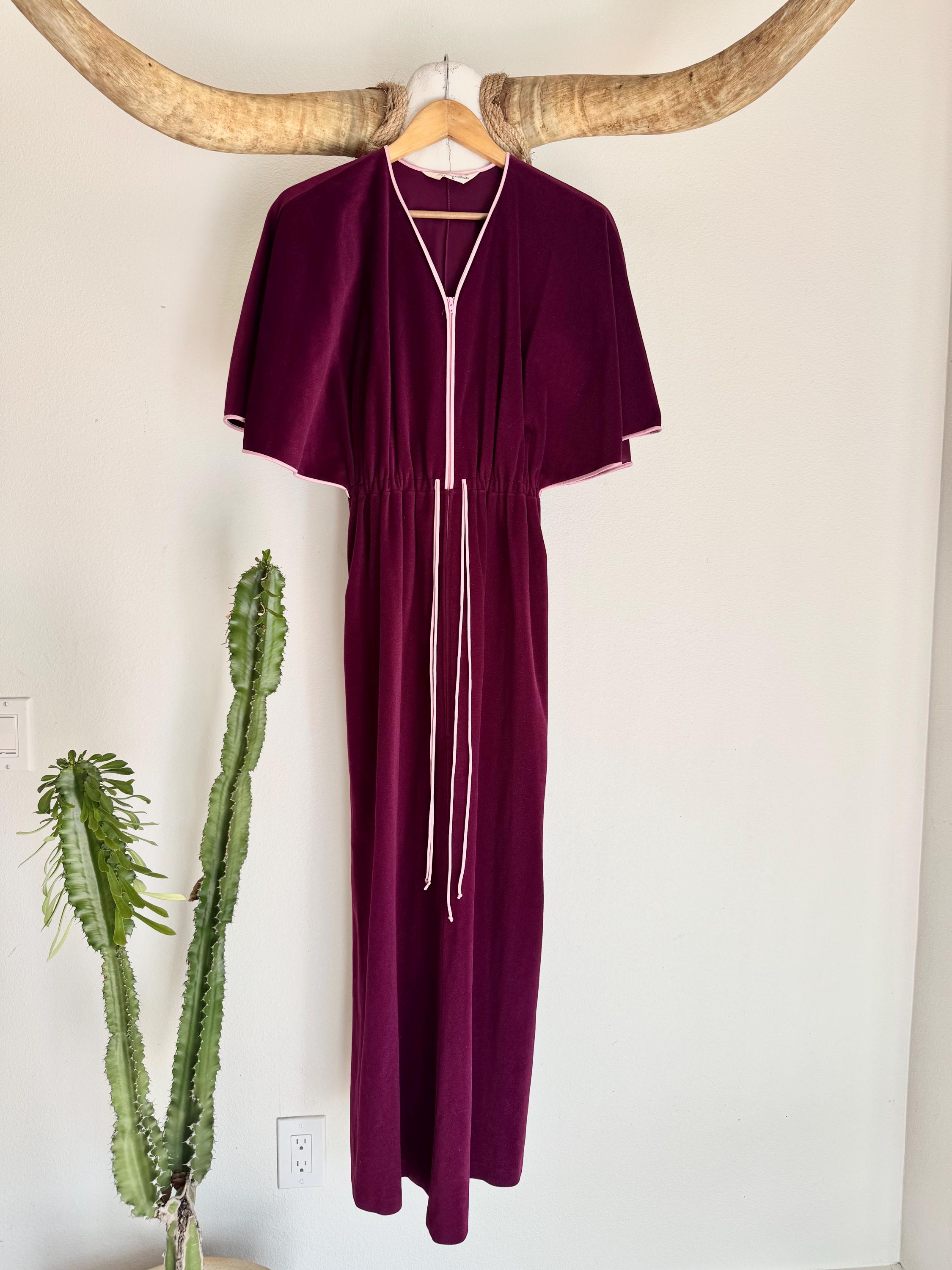 knee length dresses for ladies Classic Nicky Velour Women Zip Robe