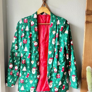 Ugly Christmas Suit Jacket Etsy