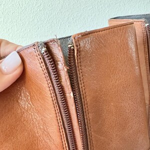 Clarks Indigo Lida Sayer Leather Side Zip Heeled Ankle Boots 64504 Womens 9.5 M. Pre owned. image 9