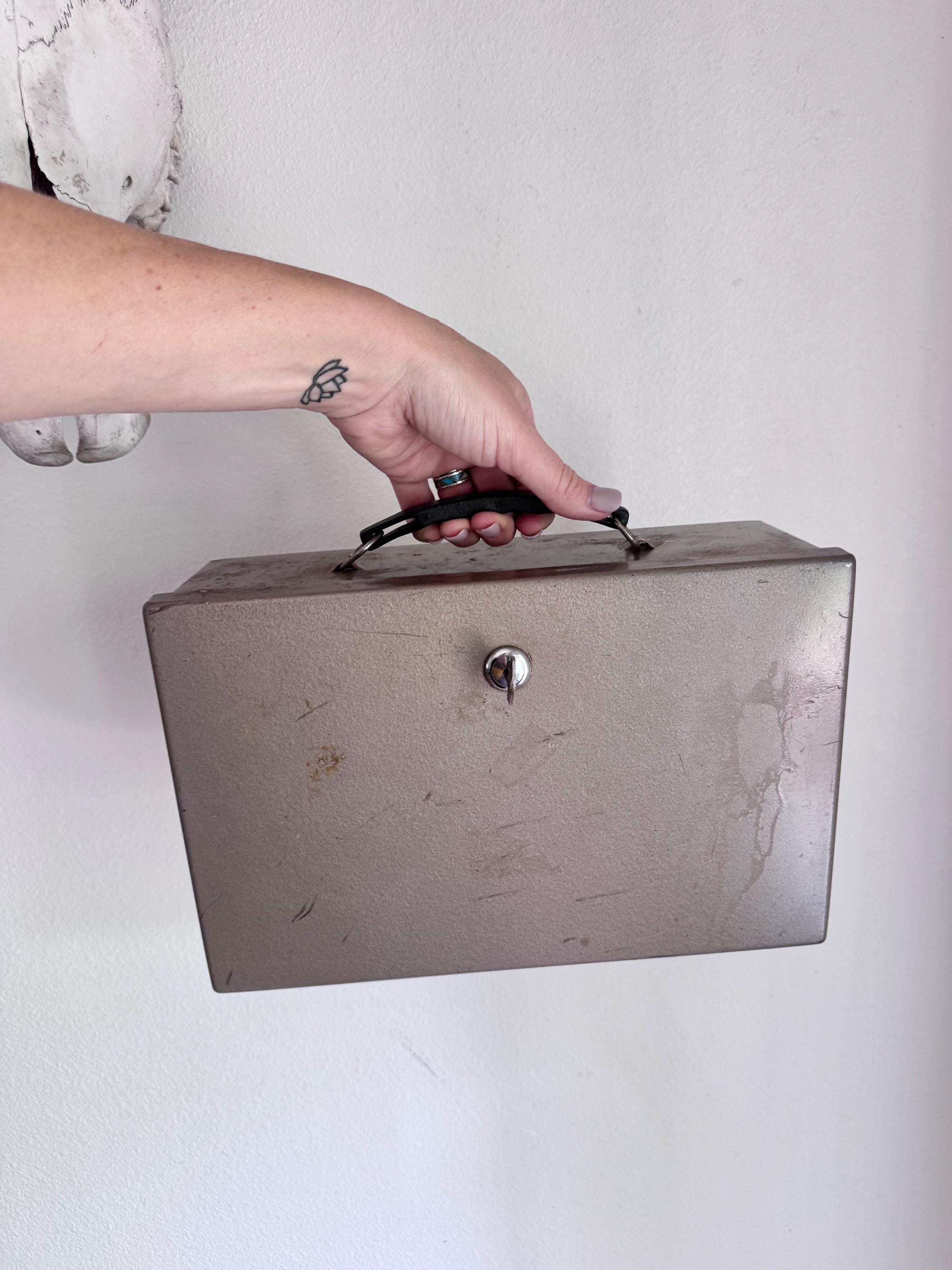 Vintage Money Box With Key - Etsy