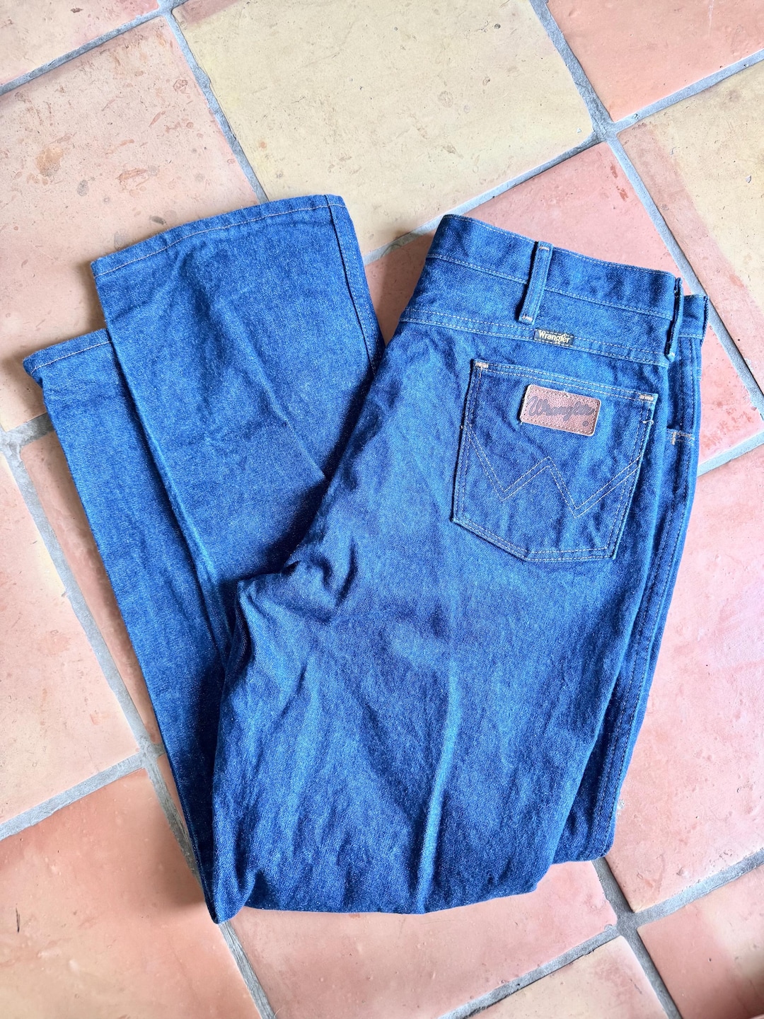 Vintage 1980's Wrangler Jeans 38/32. Western Boot Cut Retro